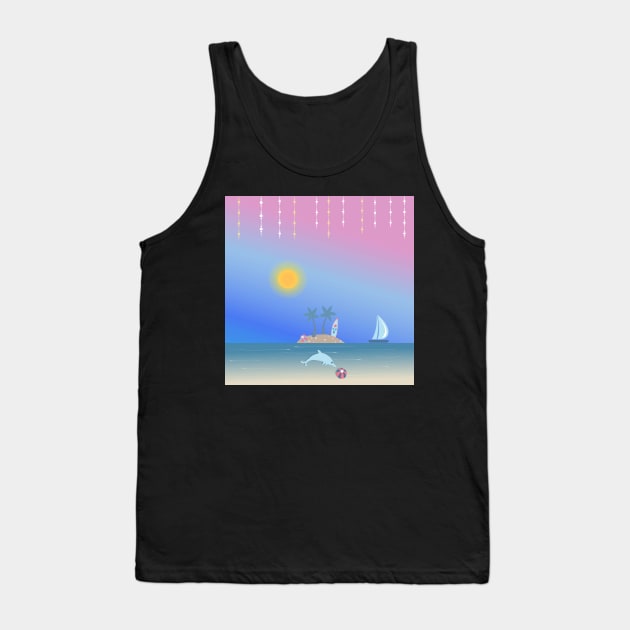 Beach Life Tank Top by Countryside